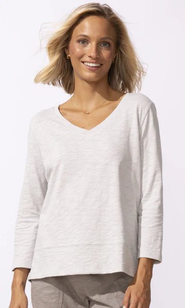 Easy V Neck TopPosh Boutique