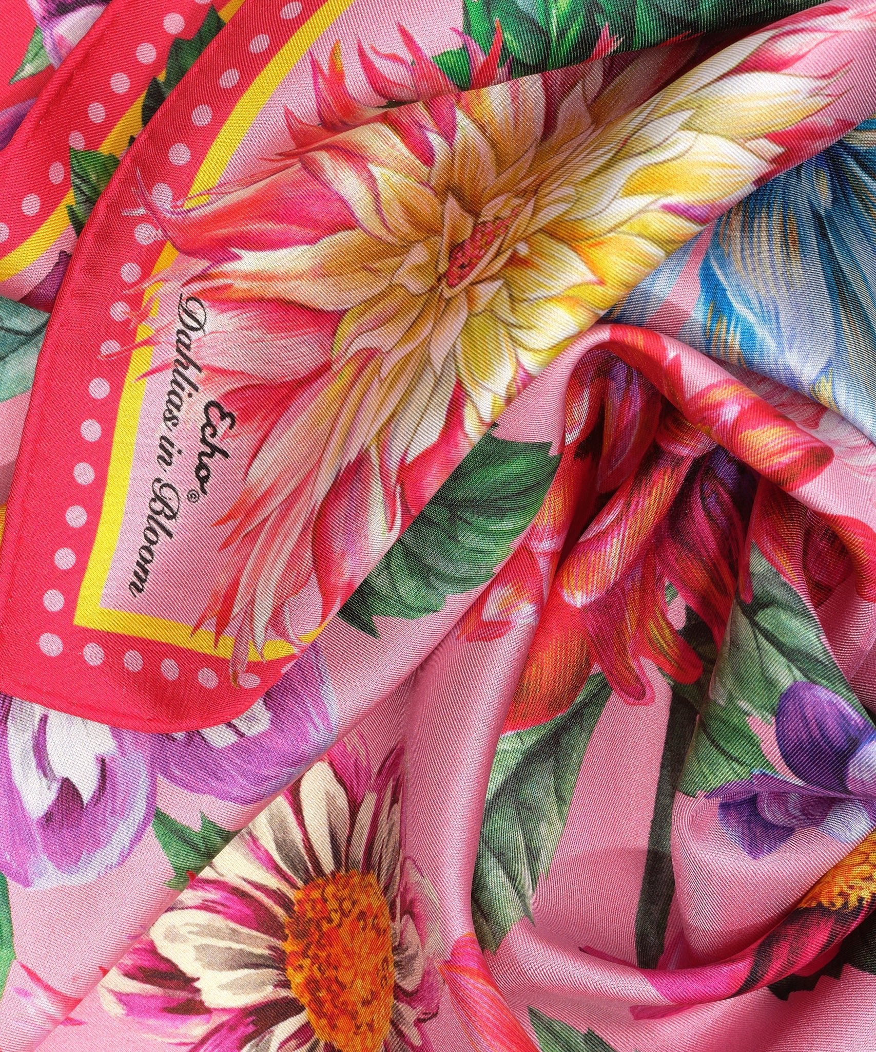 Echo Dahlias in Bloom ScarfScarvesPosh Boutique