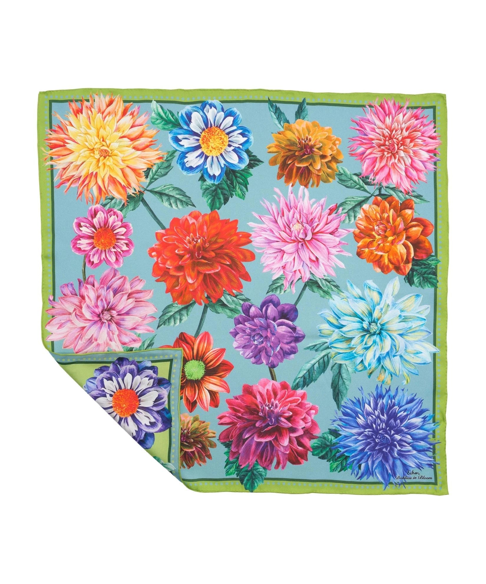 Echo Dahlias in Bloom ScarfScarvesPosh Boutique