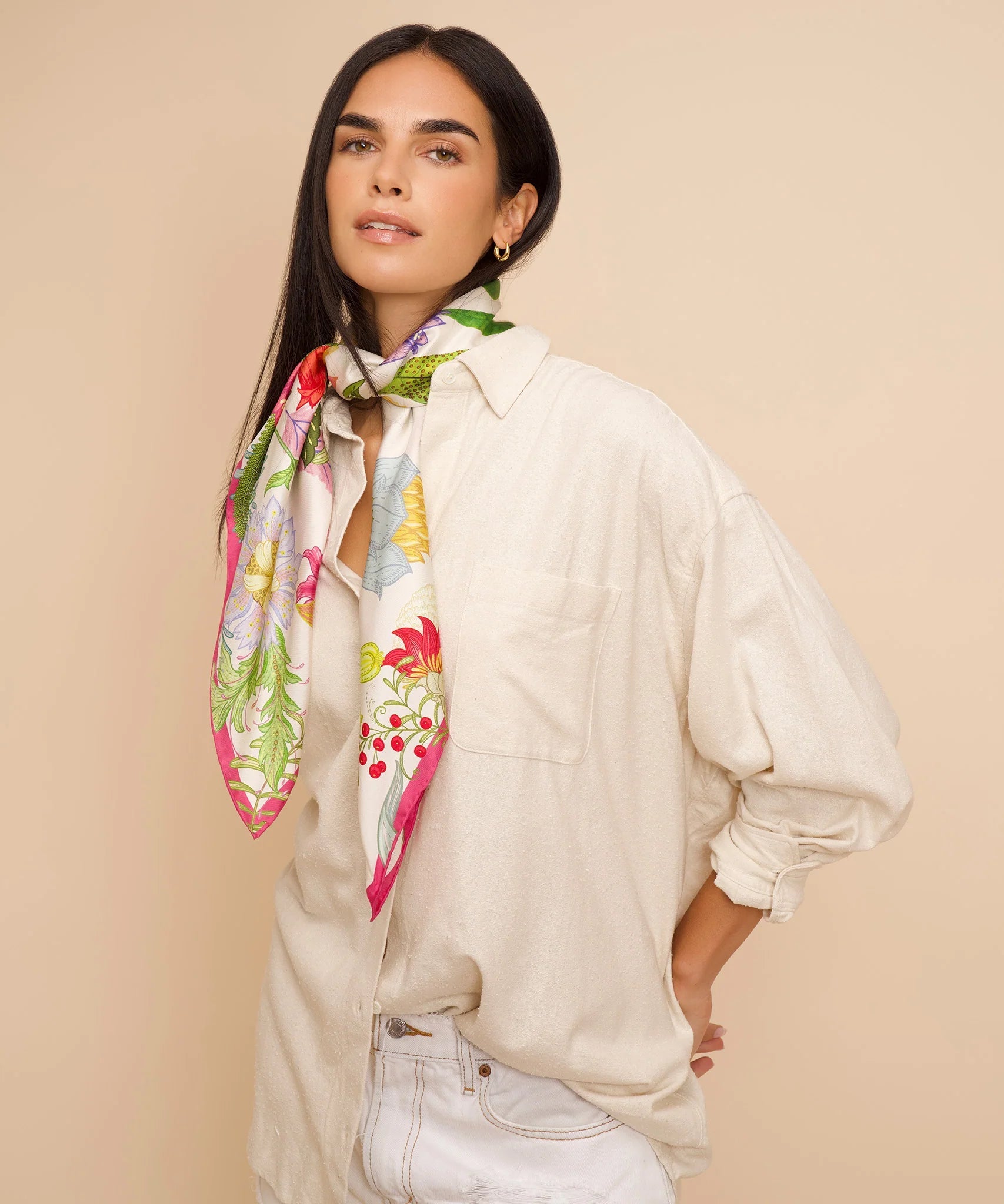 Echo Oasis Silk ScarfScarvesPosh Boutique