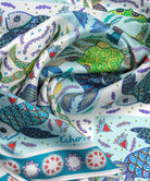 Echo Under the Sea Silk BandanaScarvesPosh Boutique