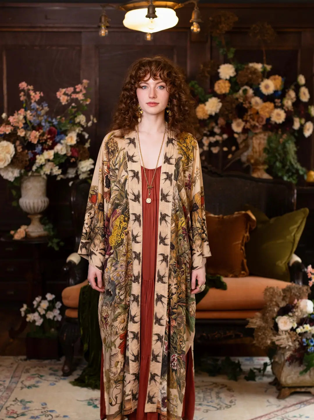 Golden Hour Duster Kimono Robe