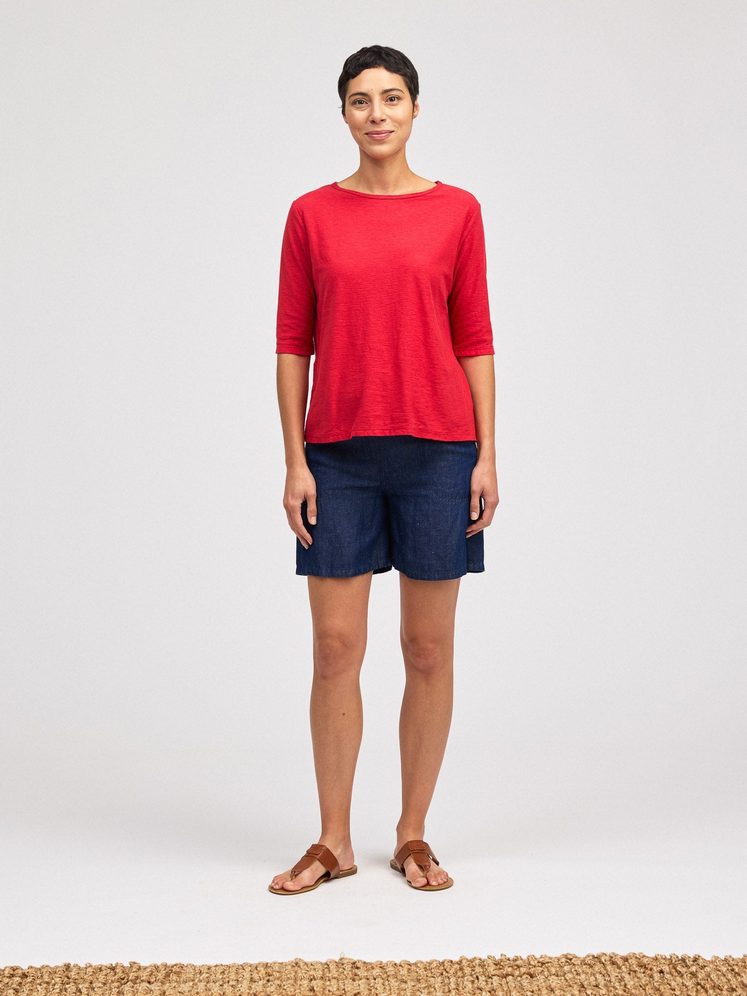 Elbow Sleeve TopTopsPosh Boutique