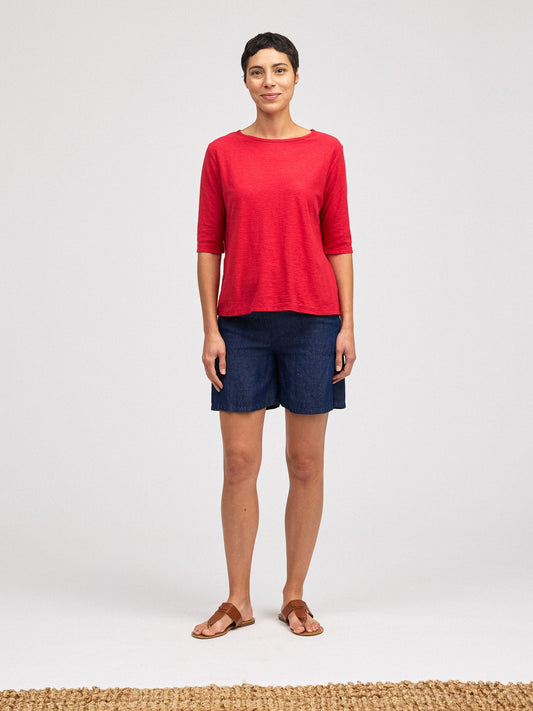 Elbow Sleeve TopTopsPosh Boutique