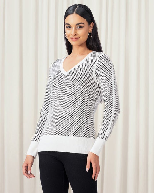 Elena Wang Bubble Knit SweaterSweatersPosh Boutique