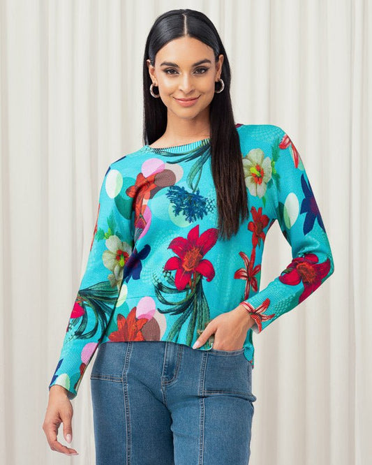 Elena Wang Lotus SweaterSweatersPosh Boutique