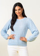 Elena Wang Scallop Knit SweaterSweatersPosh Boutique