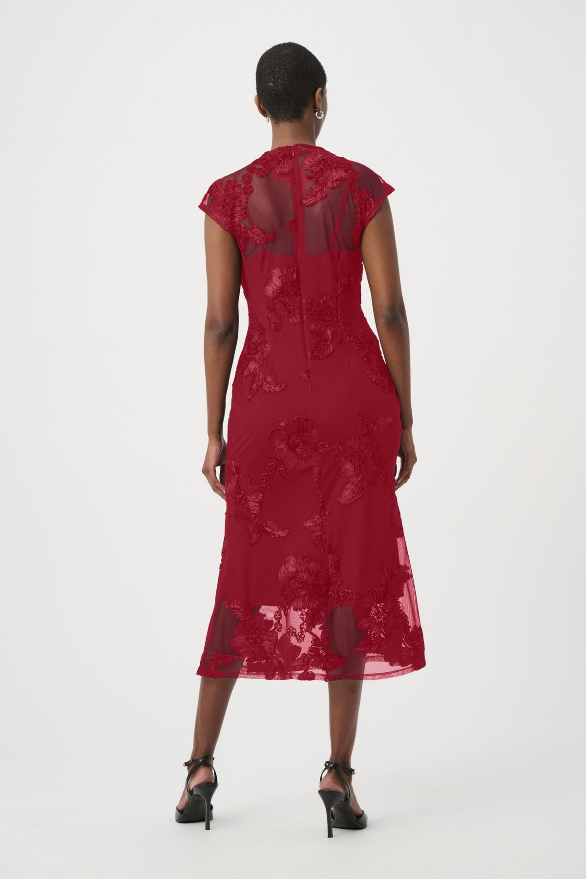 Embellished Trumpet DressPosh Boutique