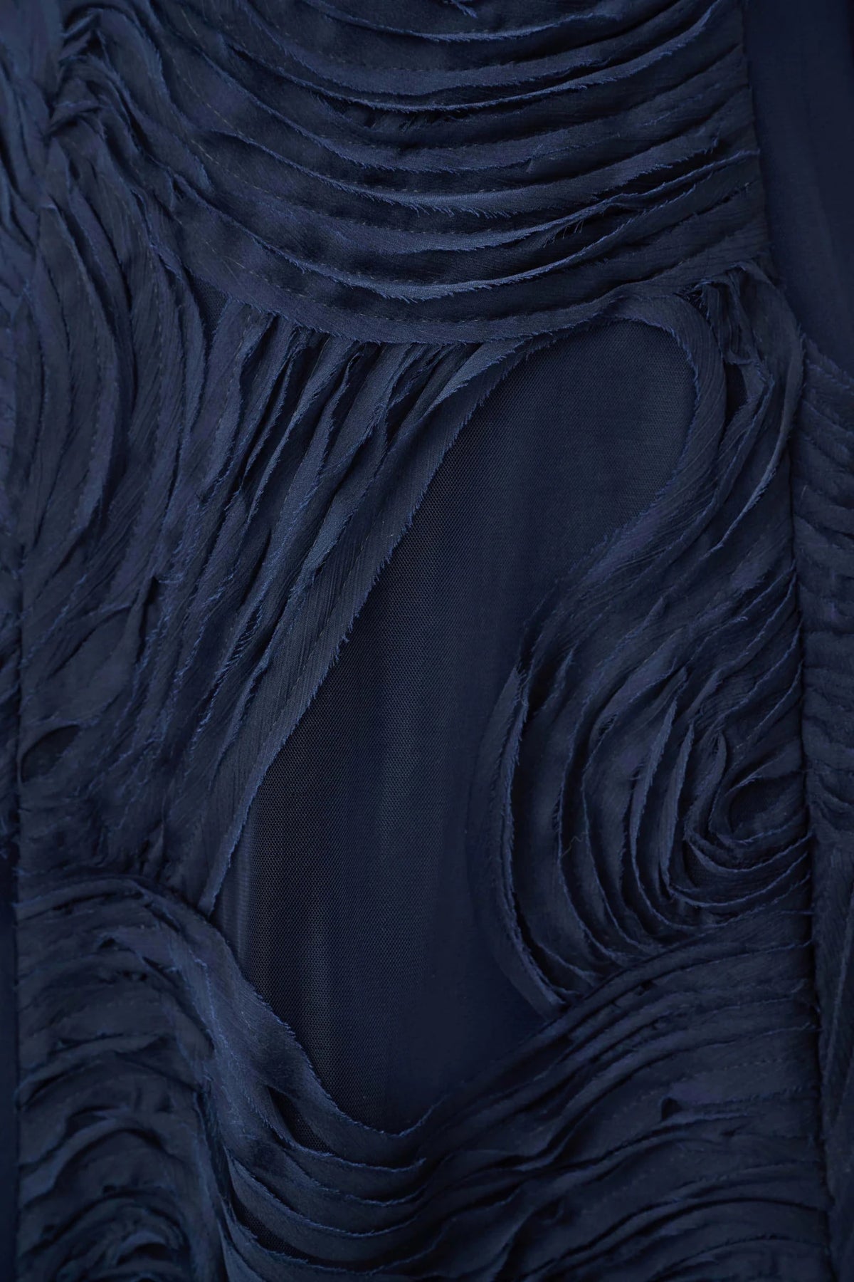 Embroideered Swirl Fit & Flare DressPosh Boutique