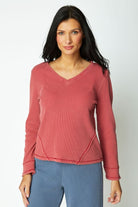 Escape by Habitat Wrap Seam V - Neck TopTopsPosh Boutique