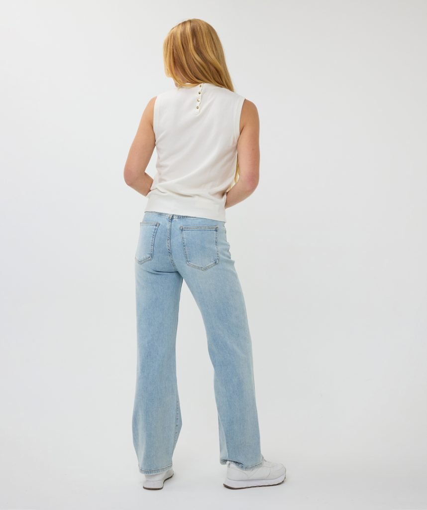 Esqualo Basic Knit SingletTopsPosh Boutique