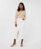 Esqualo Crochet CardiganSweatersPosh Boutique