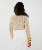 Esqualo Crochet CardiganSweatersPosh Boutique