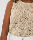 Esqualo Crochet TankTopsPosh Boutique