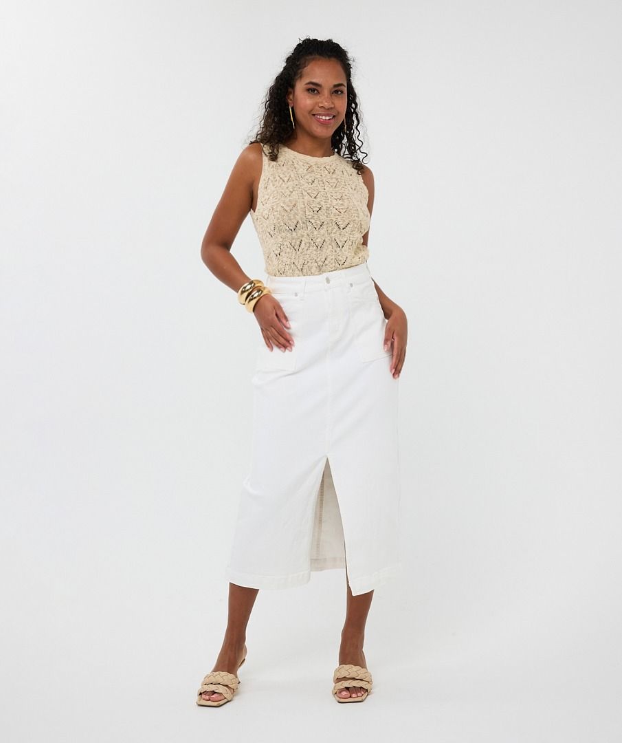 Esqualo Crochet TankTopsPosh Boutique