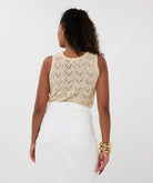Esqualo Crochet TankTopsPosh Boutique
