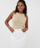Esqualo Crochet TankTopsPosh Boutique