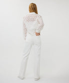 Esqualo Eyelet BlouseTopsPosh Boutique