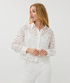 Esqualo Eyelet BlouseTopsPosh Boutique