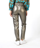 Esqualo Metallic Faux Leather PantPantsPosh Boutique