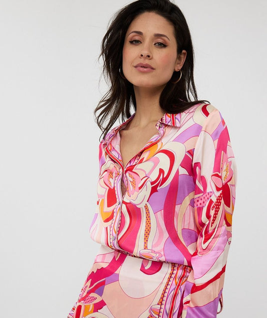 Esqualo Orchid BlouseTopsPosh Boutique