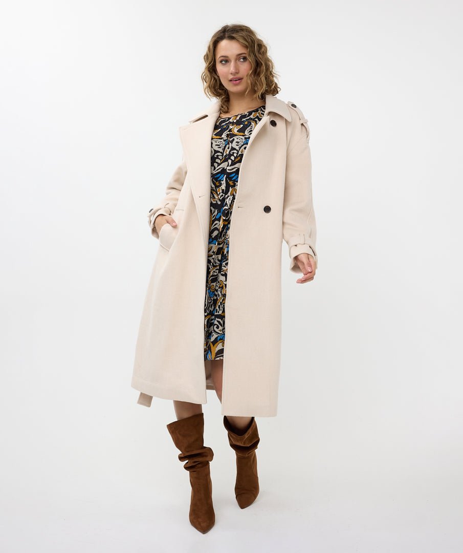 Esqualo Tabitha Wool Coat - Posh Boutique