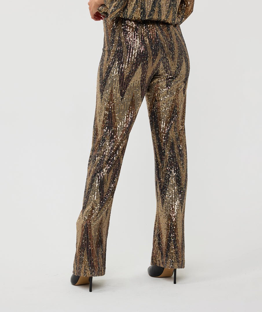 Esqualo Ziggy Sequin PantBottomsPosh Boutique