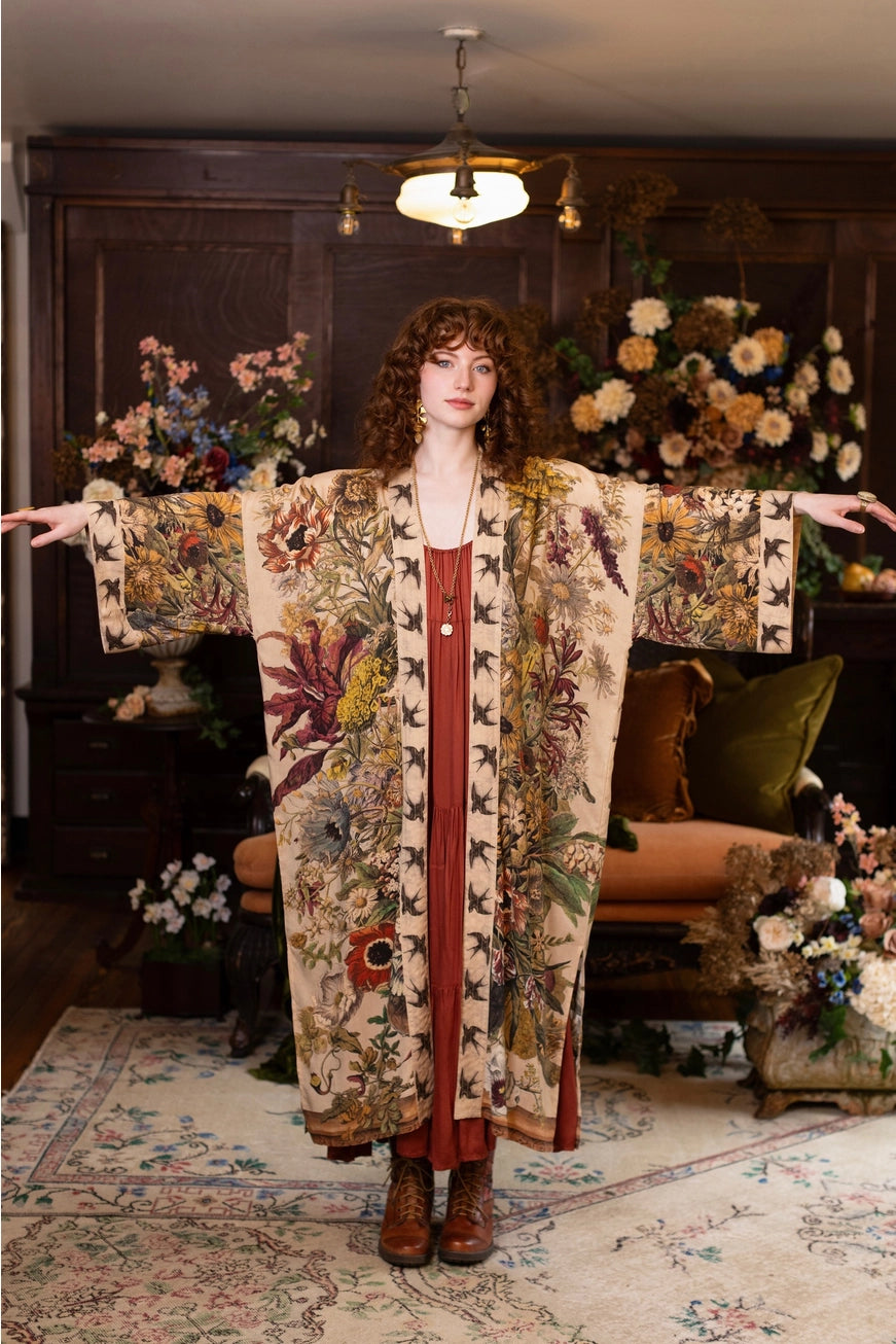 Golden Hour Duster Kimono Robe