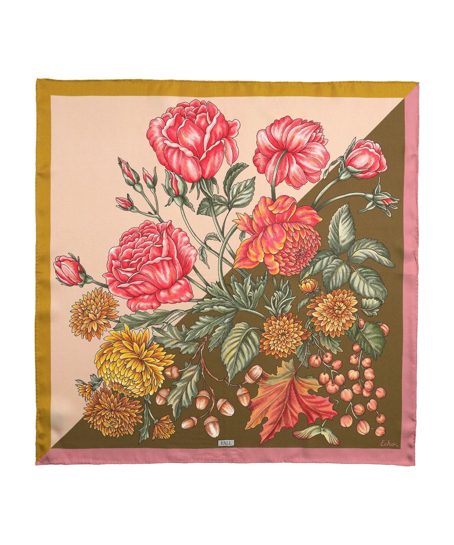 Fall Silk BandanaScarvesPosh Boutique