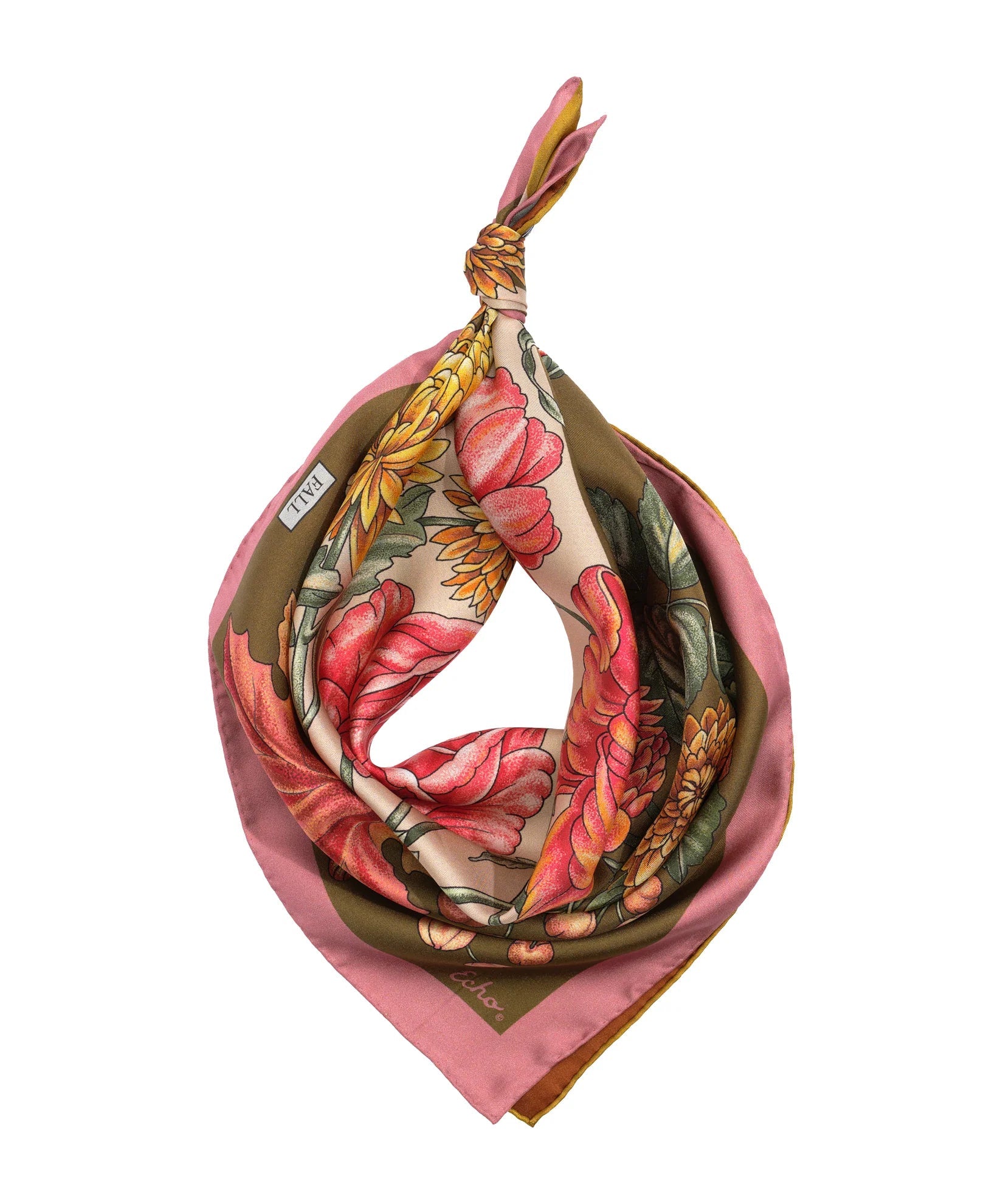 Fall Silk BandanaScarvesPosh Boutique