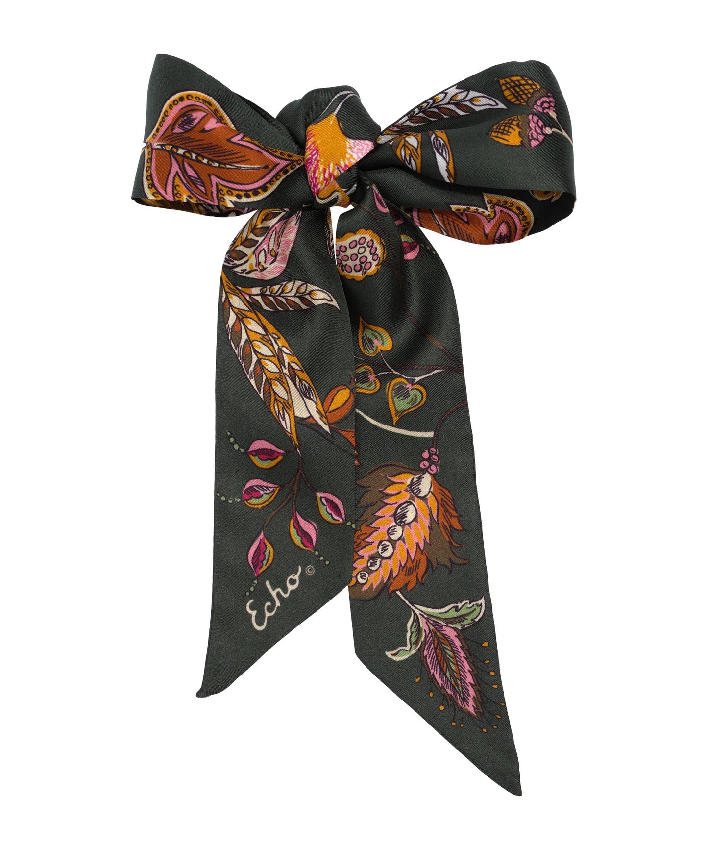Falling Leaves Ribbon ScarfScarvesPosh Boutique