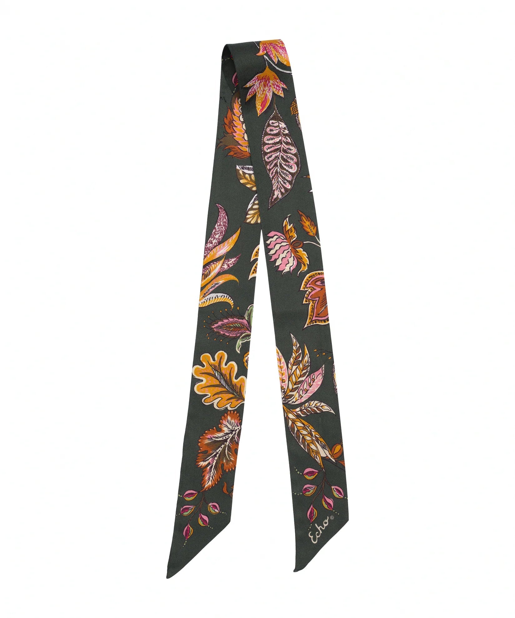 Falling Leaves Ribbon ScarfScarvesPosh Boutique