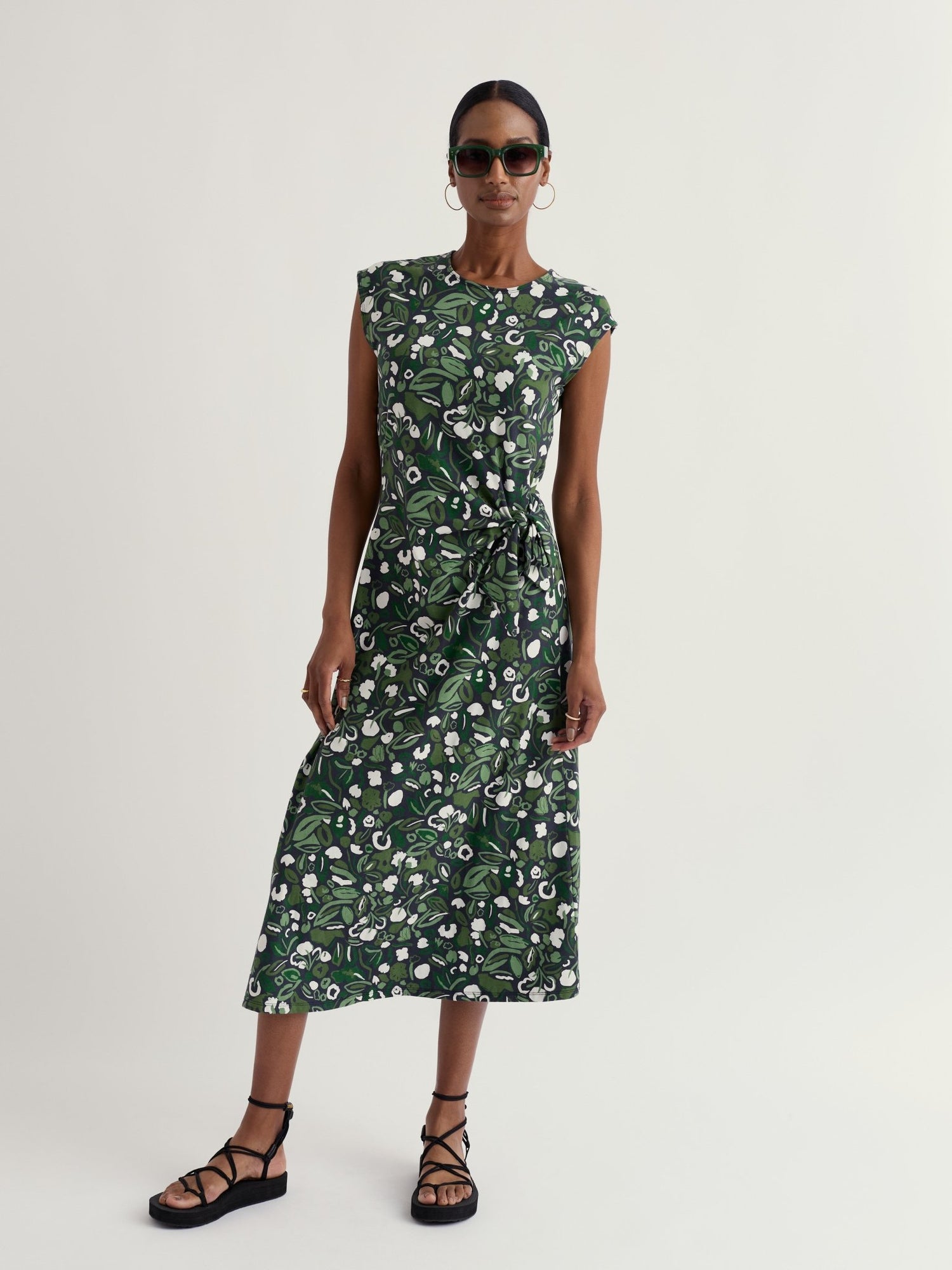 Fettling Tie Midi DressPosh Boutique