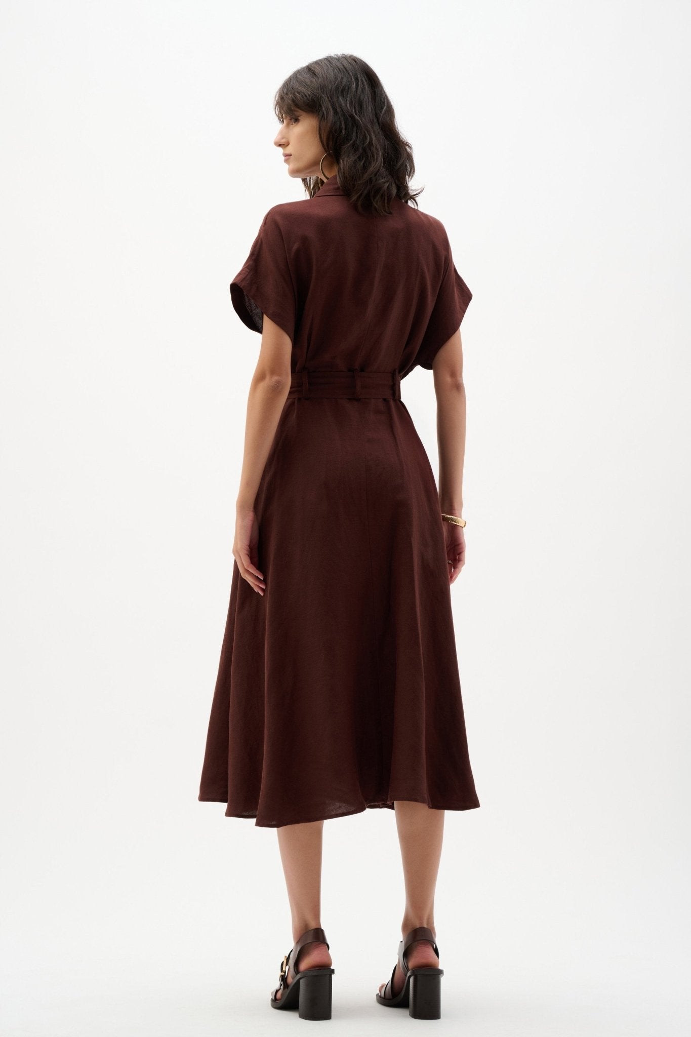 Fit And Flare Shirt DressPosh Boutique