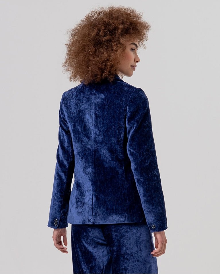 Fitted Velvet BlazerJacketsPosh Boutique