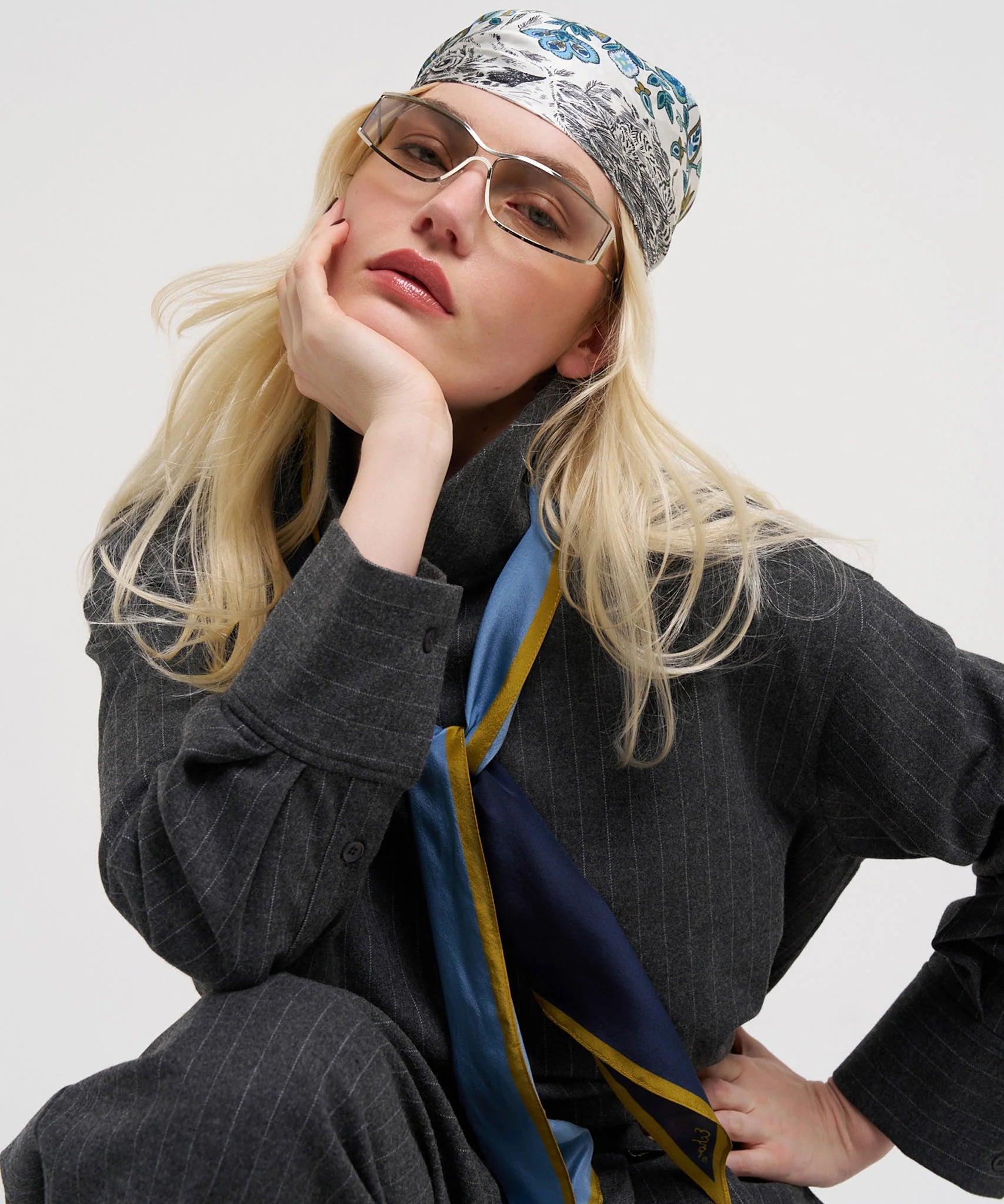 "Flaco" Silk BandanaScarvesPosh Boutique