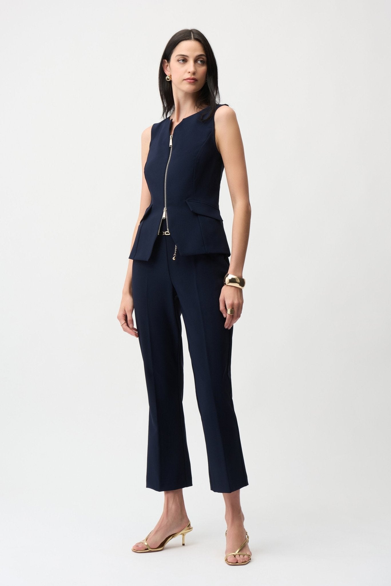 Flare Pants With Chain BeltPosh Boutique