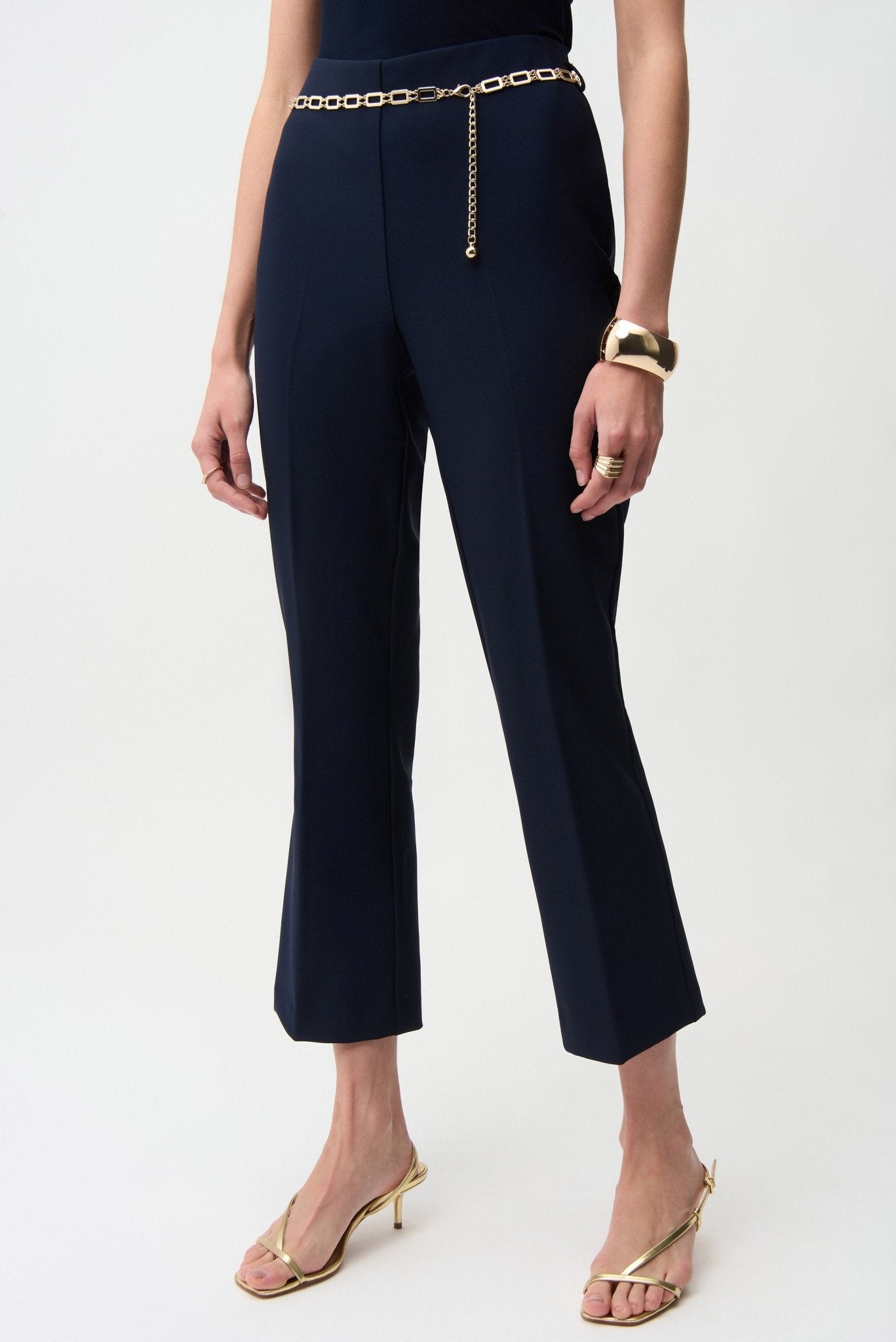 Flare Pants With Chain BeltPosh Boutique