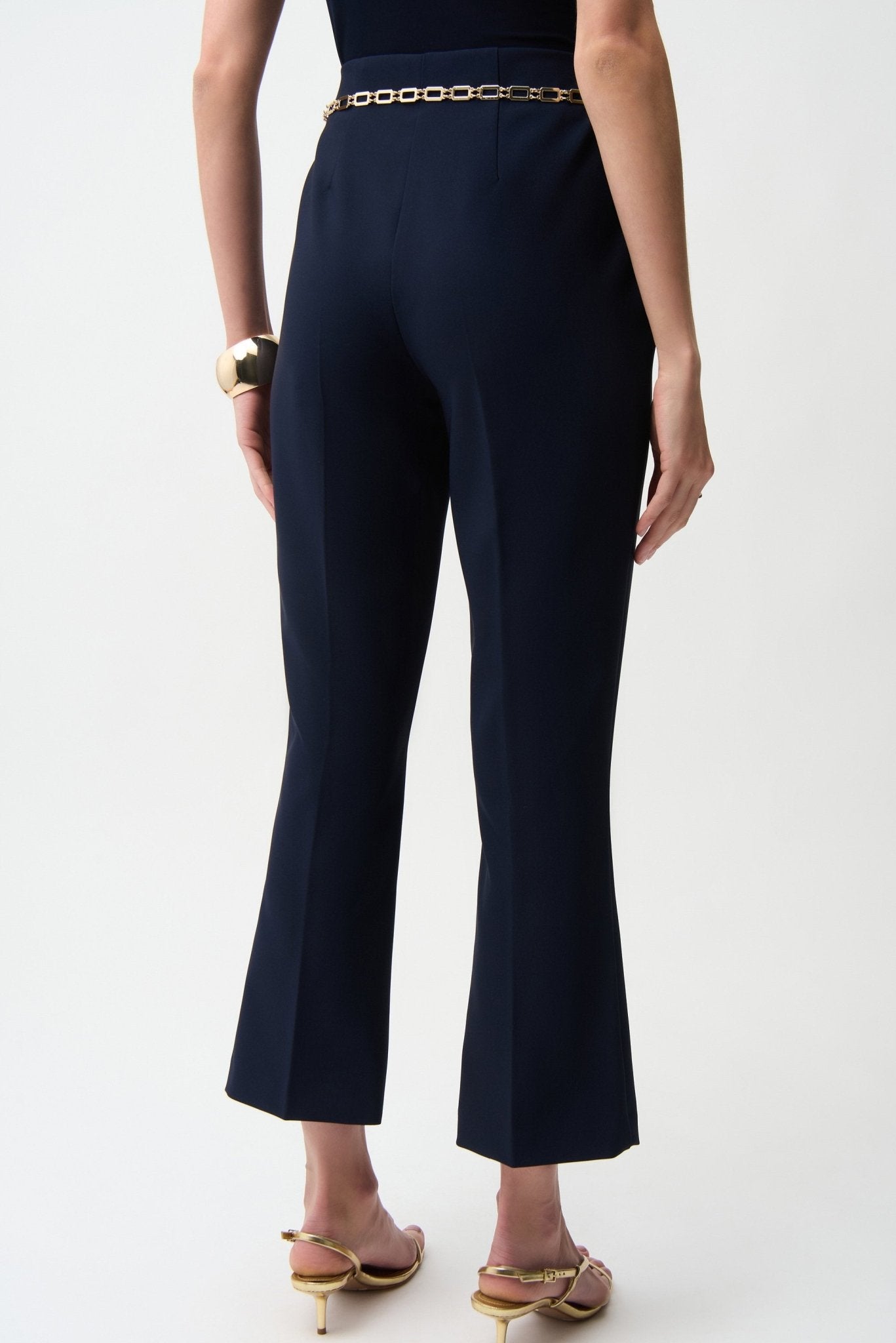 Flare Pants With Chain BeltPosh Boutique