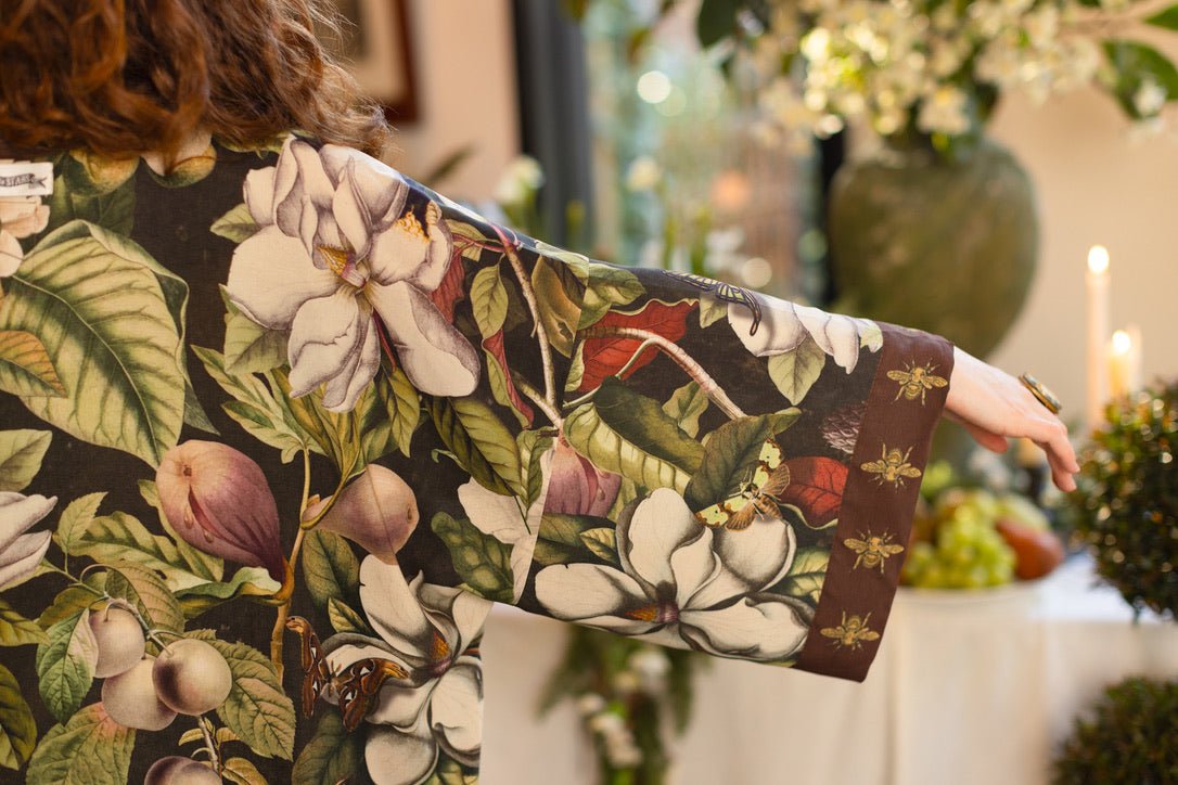 Fleur De Lune Long KimonoJacketsPosh Boutique