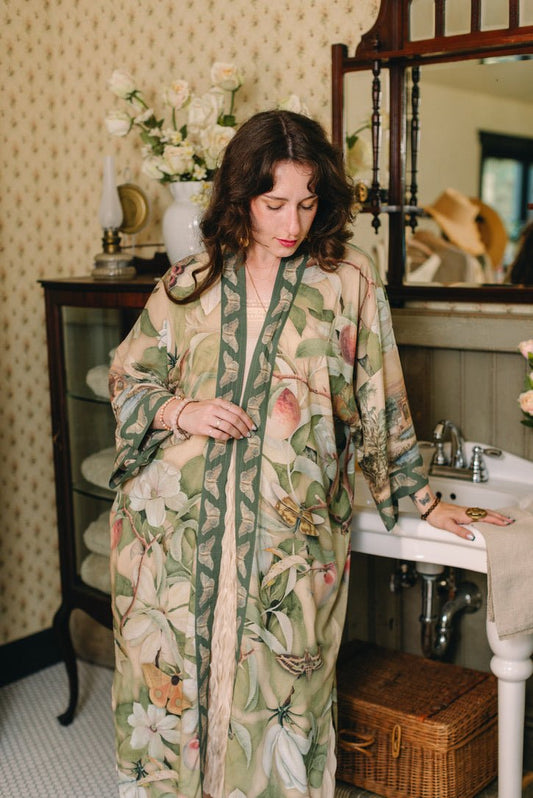 Fleur De Soleil Long KimonoPosh Boutique