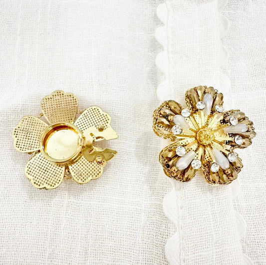 Flora Button CoversJewelryPosh Boutique