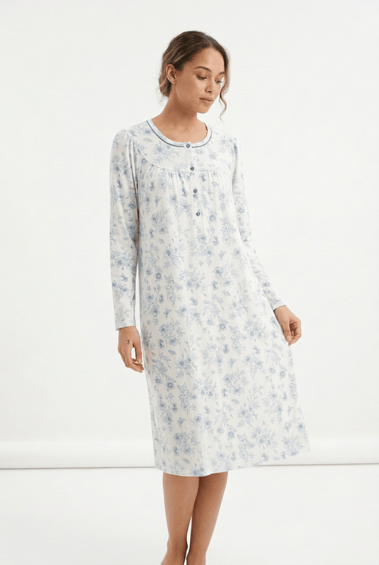 Floral Butterfly NightgownSleepwearPosh Boutique