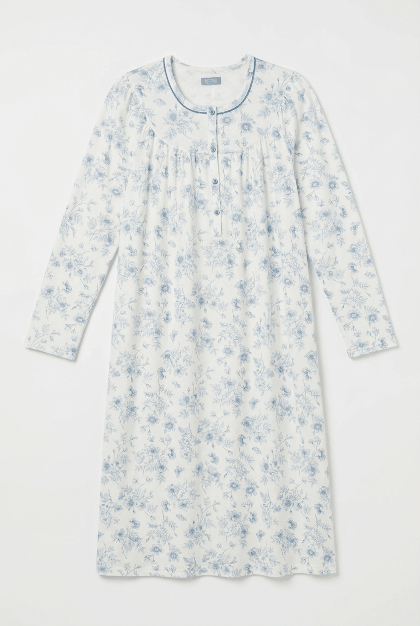 Floral Butterfly NightgownSleepwearPosh Boutique
