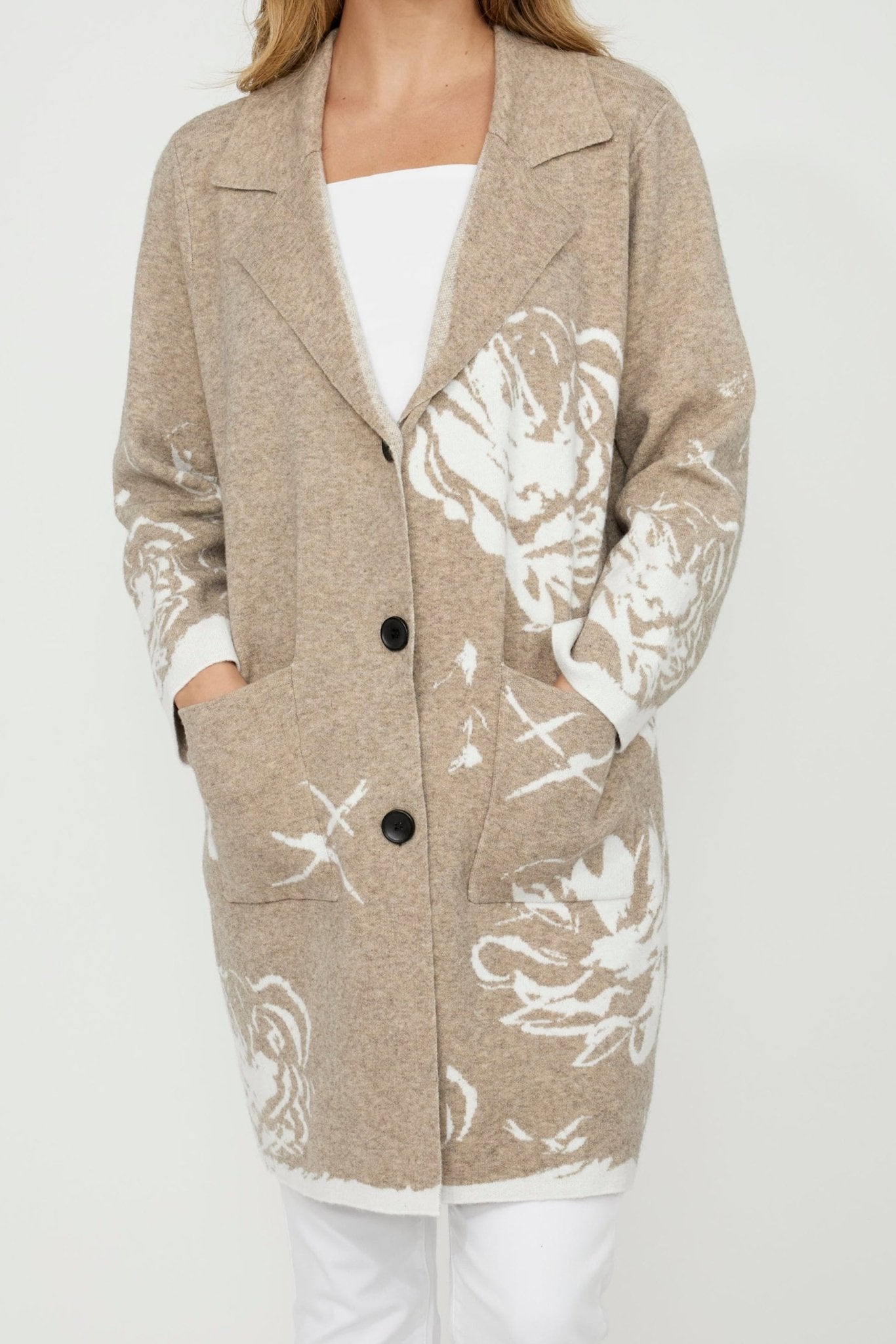 Floral CoatcoatPosh Boutique