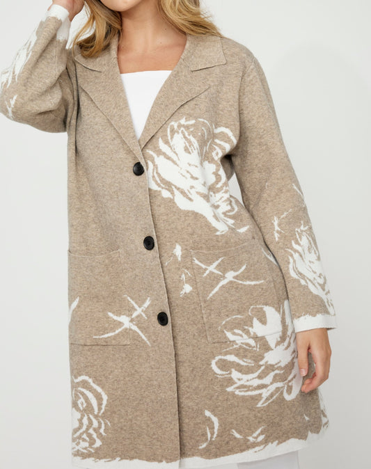 Floral CoatcoatPosh Boutique