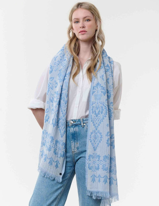 Floral Damask ScarfPosh Boutique