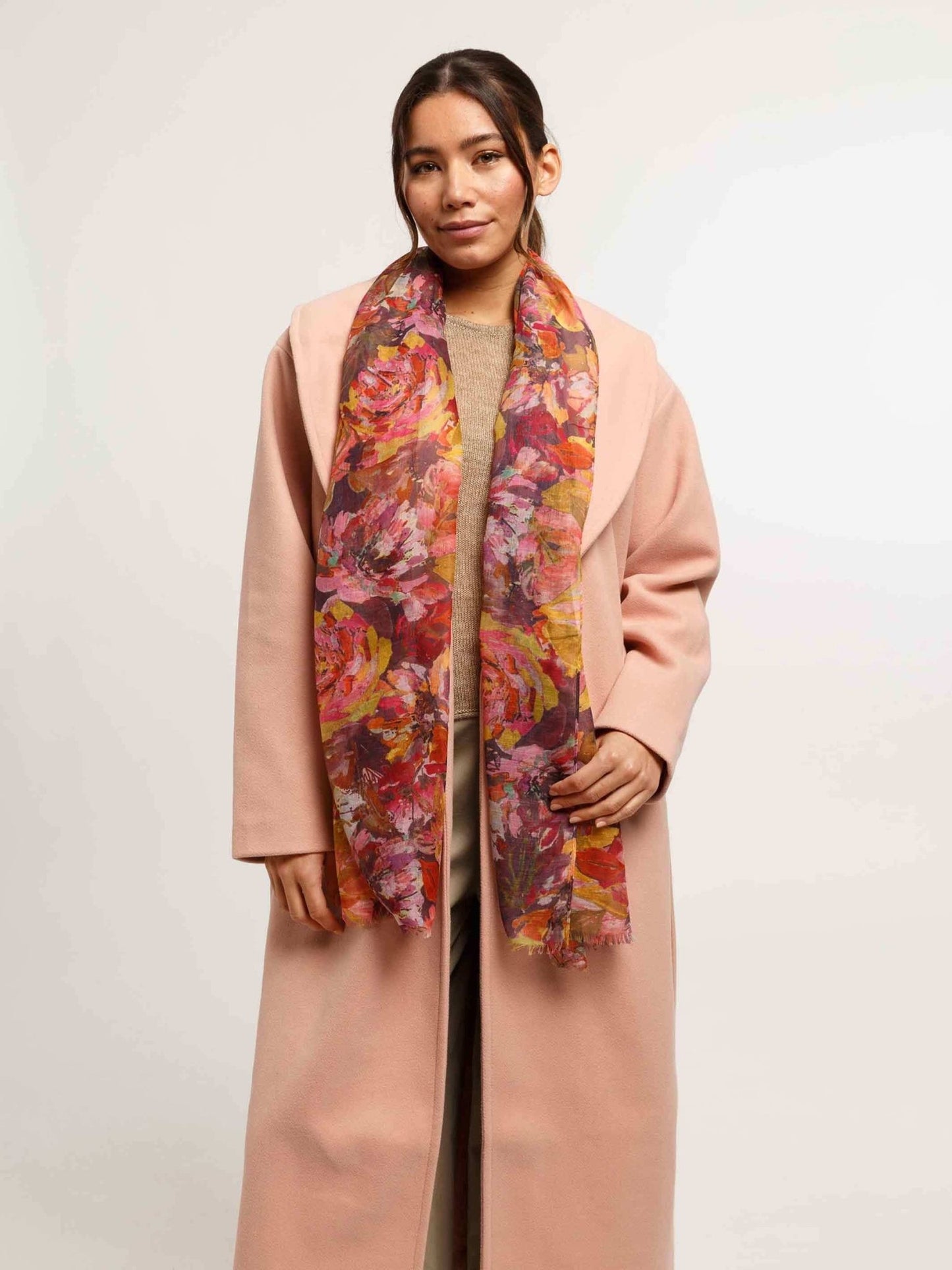 Floral Print Sustainable ScarfScarvesPosh Boutique