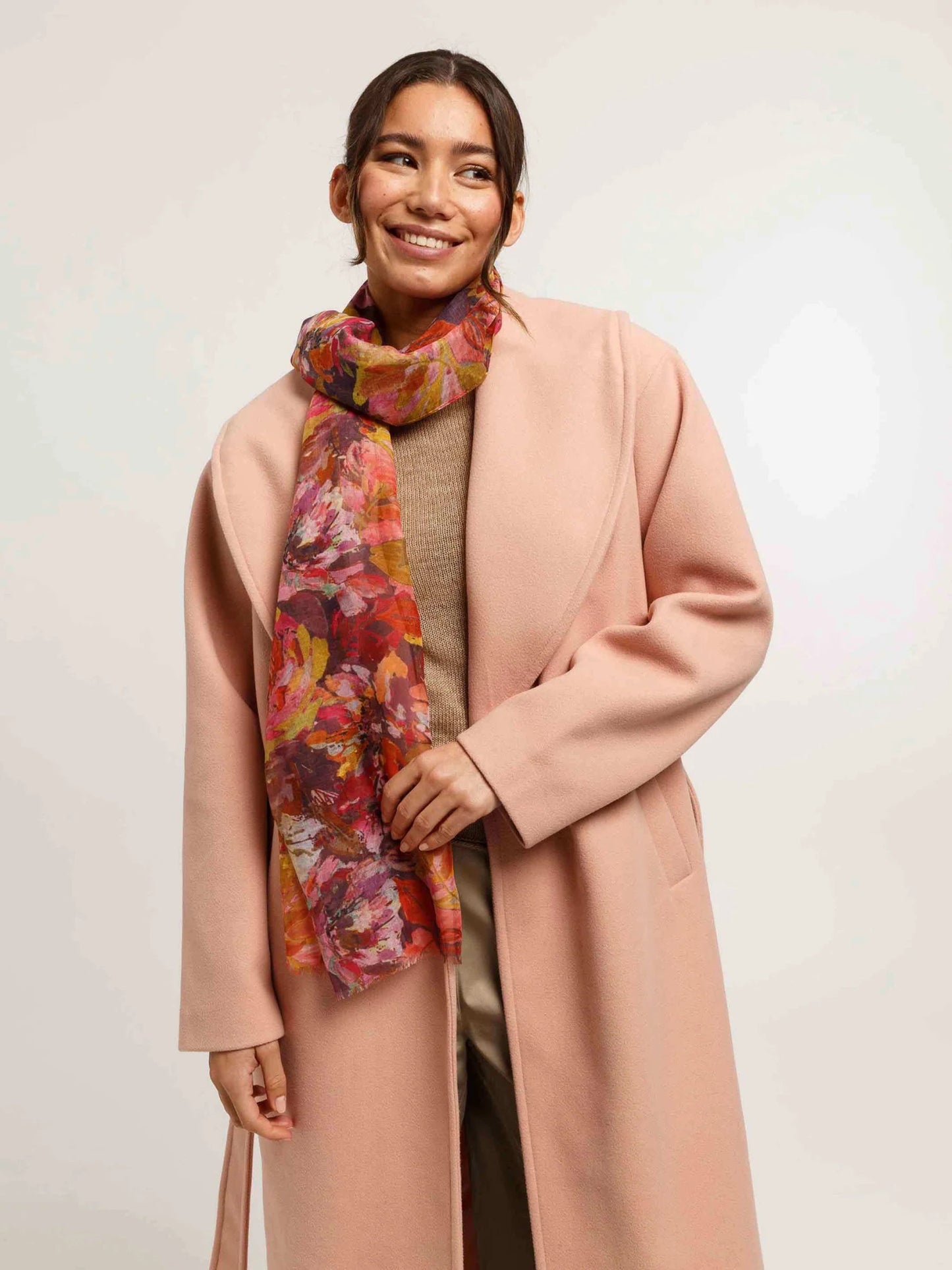 Floral Print Sustainable ScarfScarvesPosh Boutique