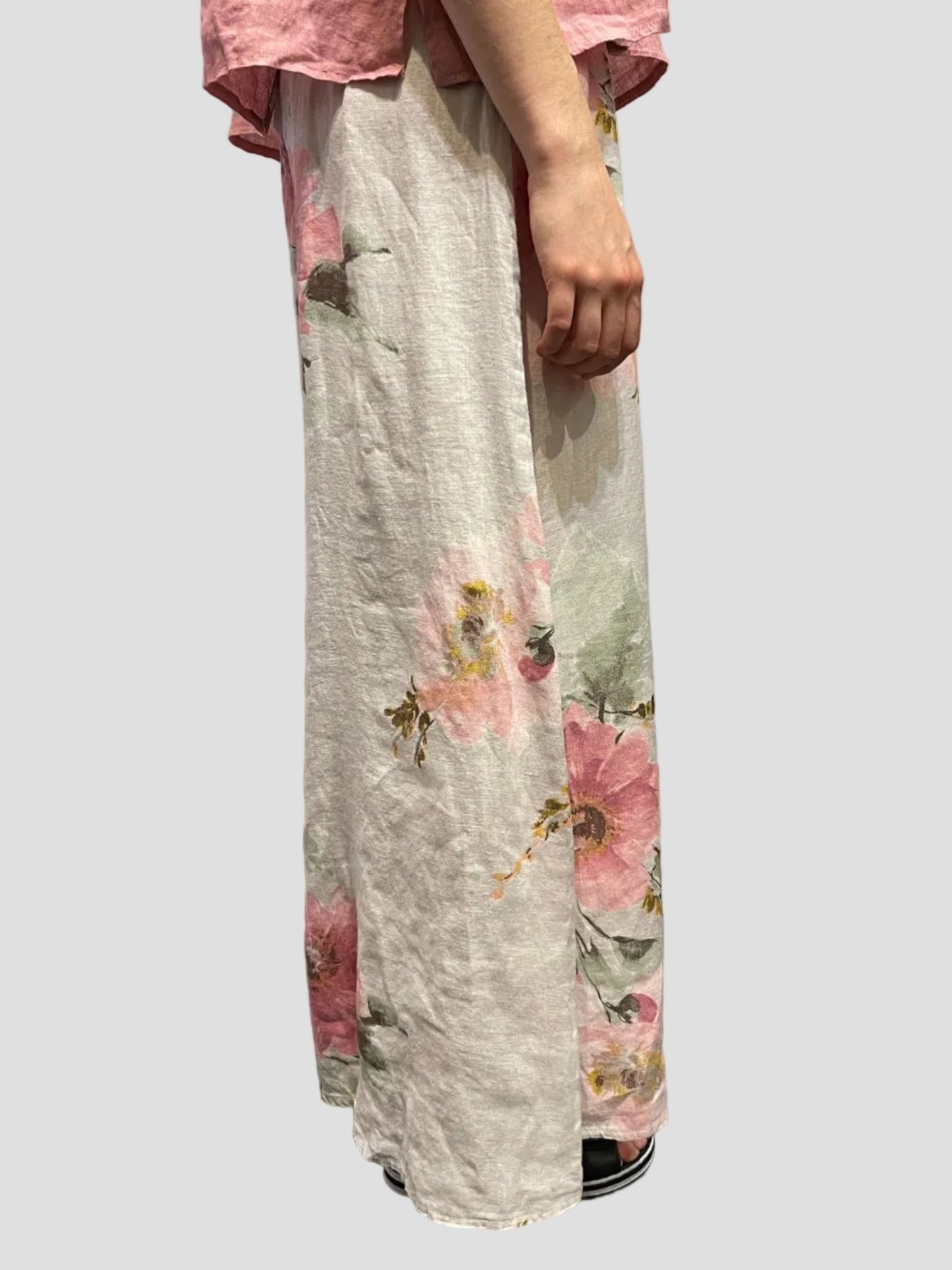 Floral Wide Leg PantPantsPosh Boutique